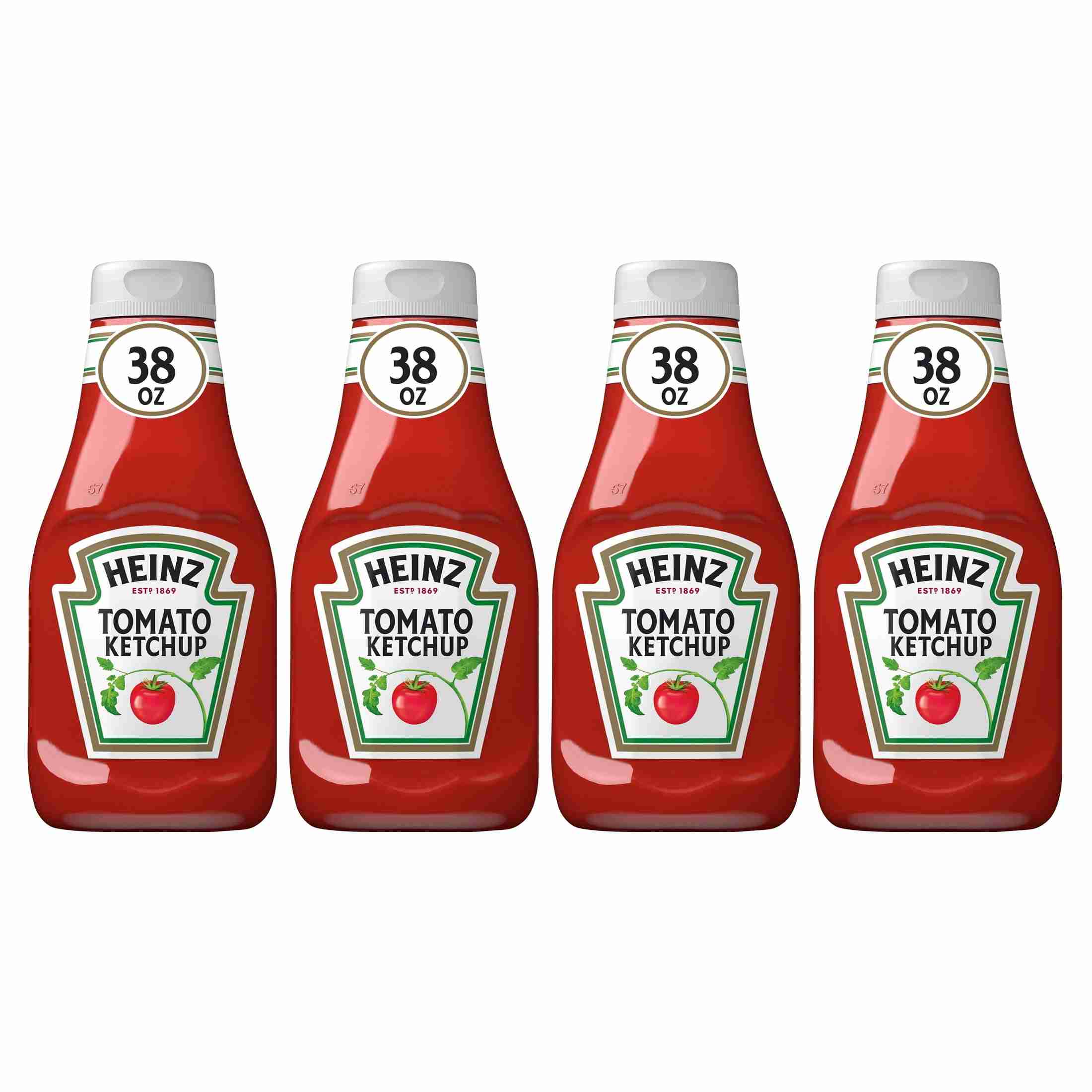 (4 pack) Heinz Tomato Ketchup, 38 oz Bottle
