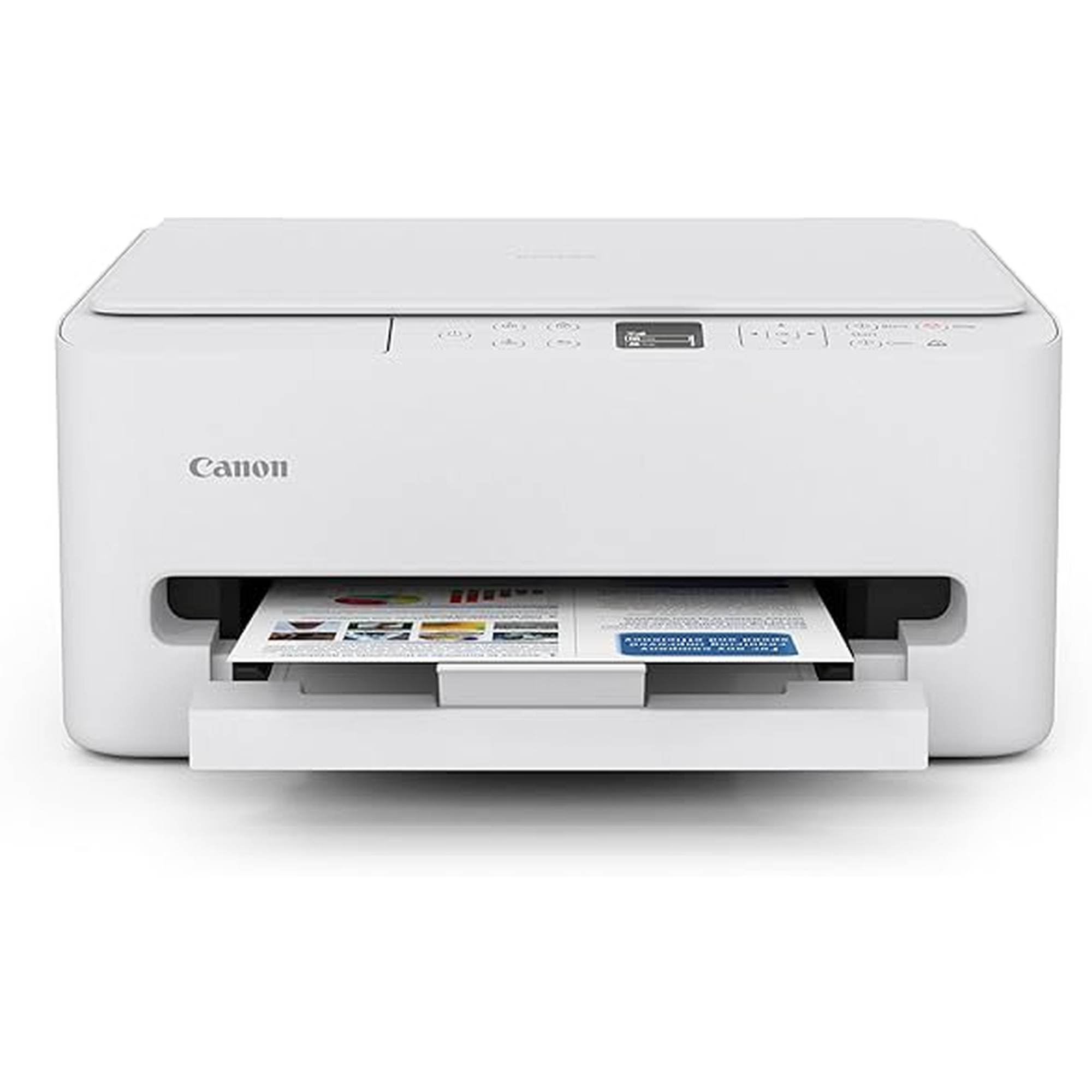 Canon PIXMA TS6520 Wireless Color Inkjet Printer Duplex Printing, White â€“ Home Printer with Copier/Scanner, 1.42â€ OLED Display, Intuitive Control Panel, Compact Design