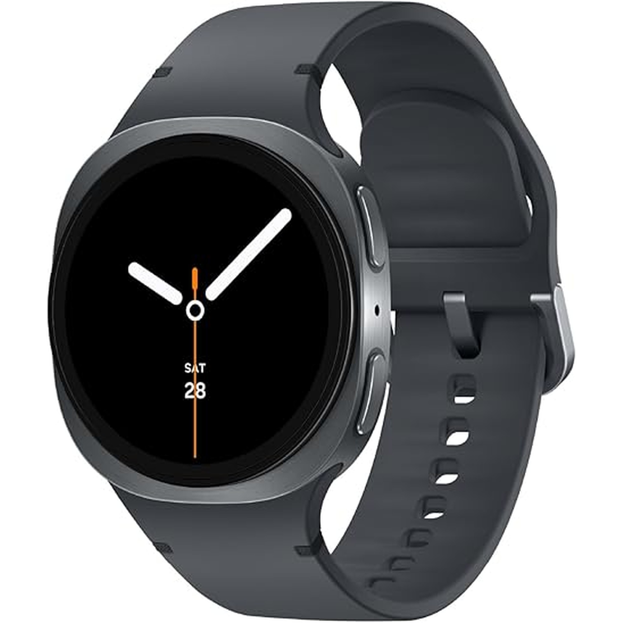 Samsung Galaxy Watch 8 (2025) 40mm Bluetooth Smartwatch, Cushion Design, Fitness Tracker, Sleep Coaching, Running Coach, Energy Score, Heart Rate Tracking, Graphite [US Version, 2 Yr Warranty]