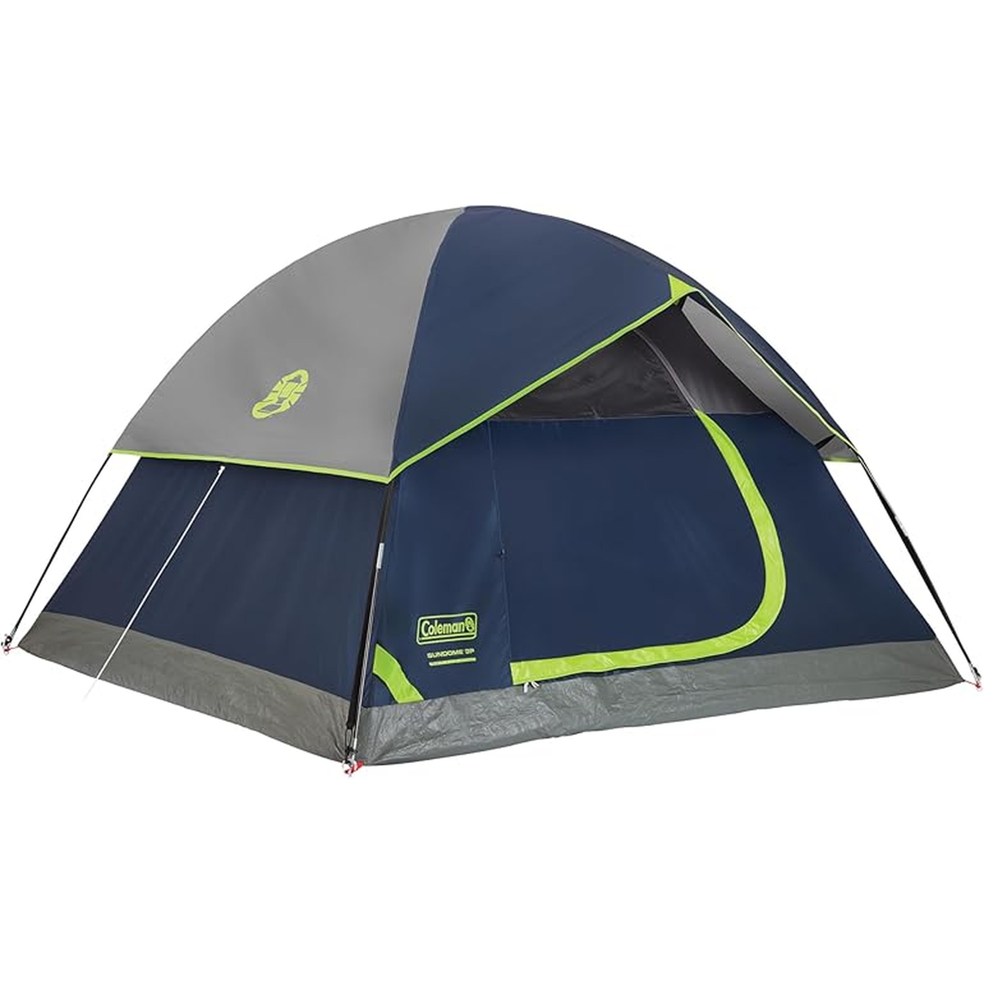 Coleman Sundome Camping Tent with Rainfly, 2/3/4/6 Person Tent Sets Up in 10 Mins, Weatherproof Shelter for Camping, Festivals, Backyard, Sleepovers, & More