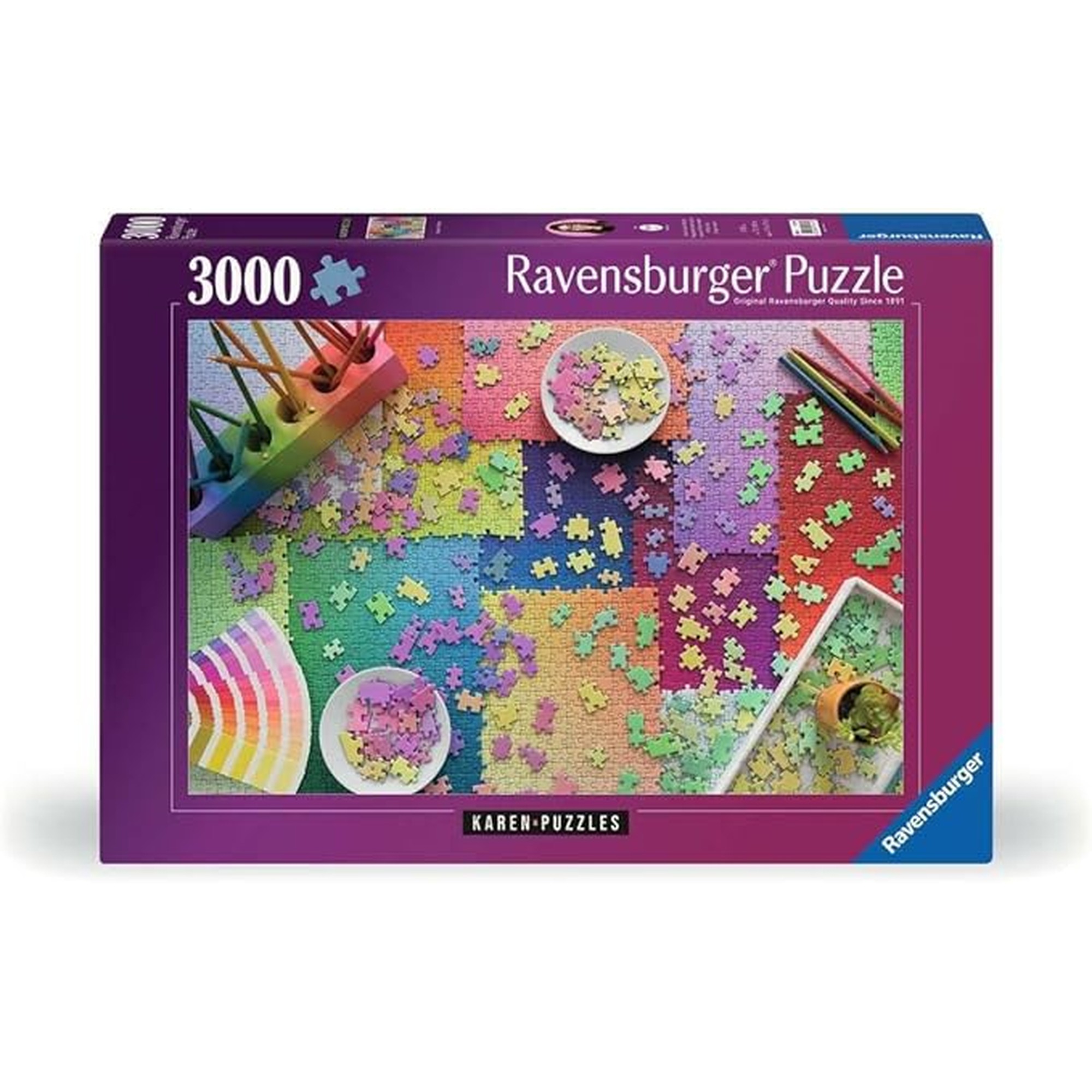 Ravensburger - Puzzle on Puzzles - 3000 Piece Jigsaw - Stunning Imagery - Bold Colors & Intricate Details - Premium Quality - for Adults