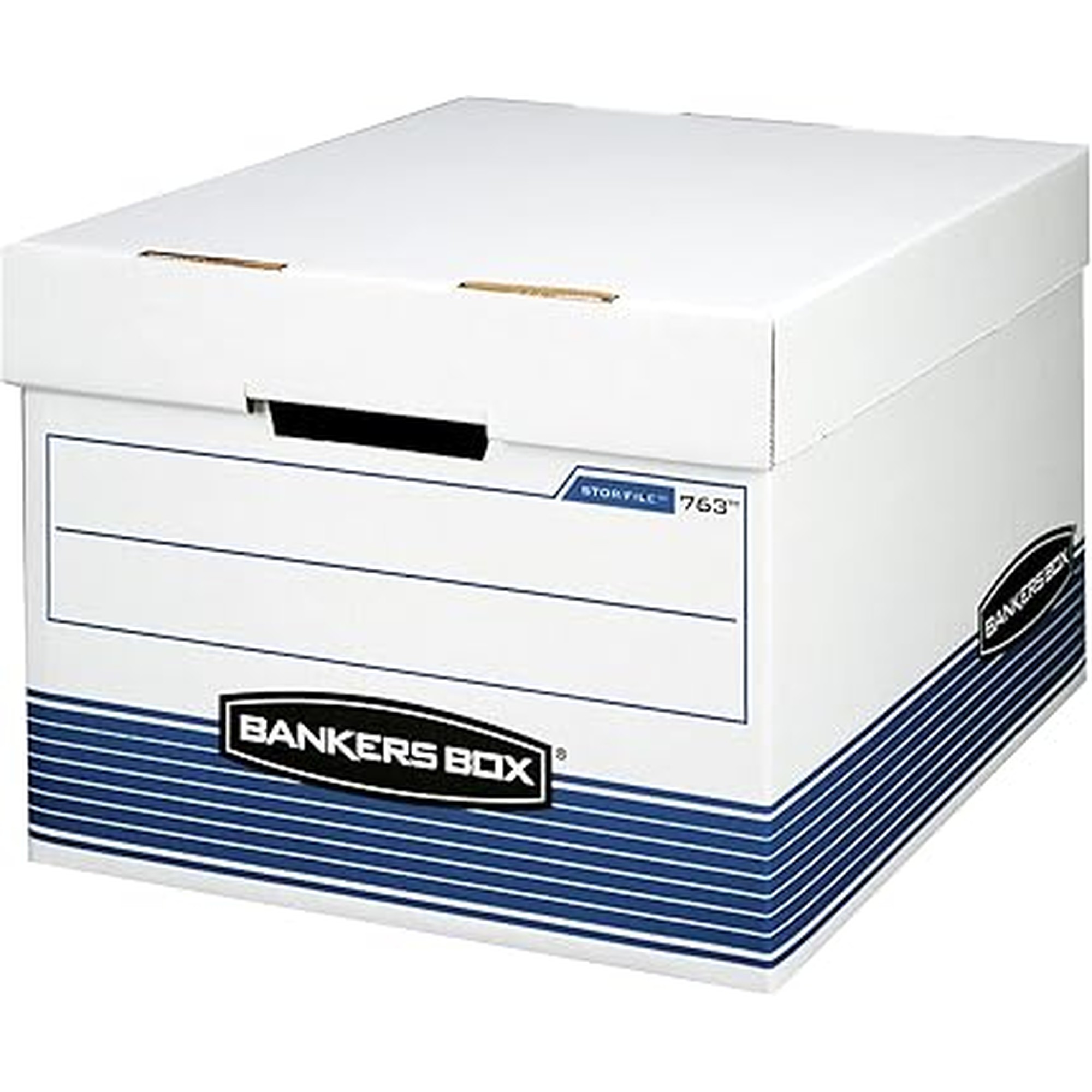 Bankers Box 20-Pack Medium Duty File Storage Boxes with Lids, FastFold Assembly, Letter/Legal, STOR, (0076315)