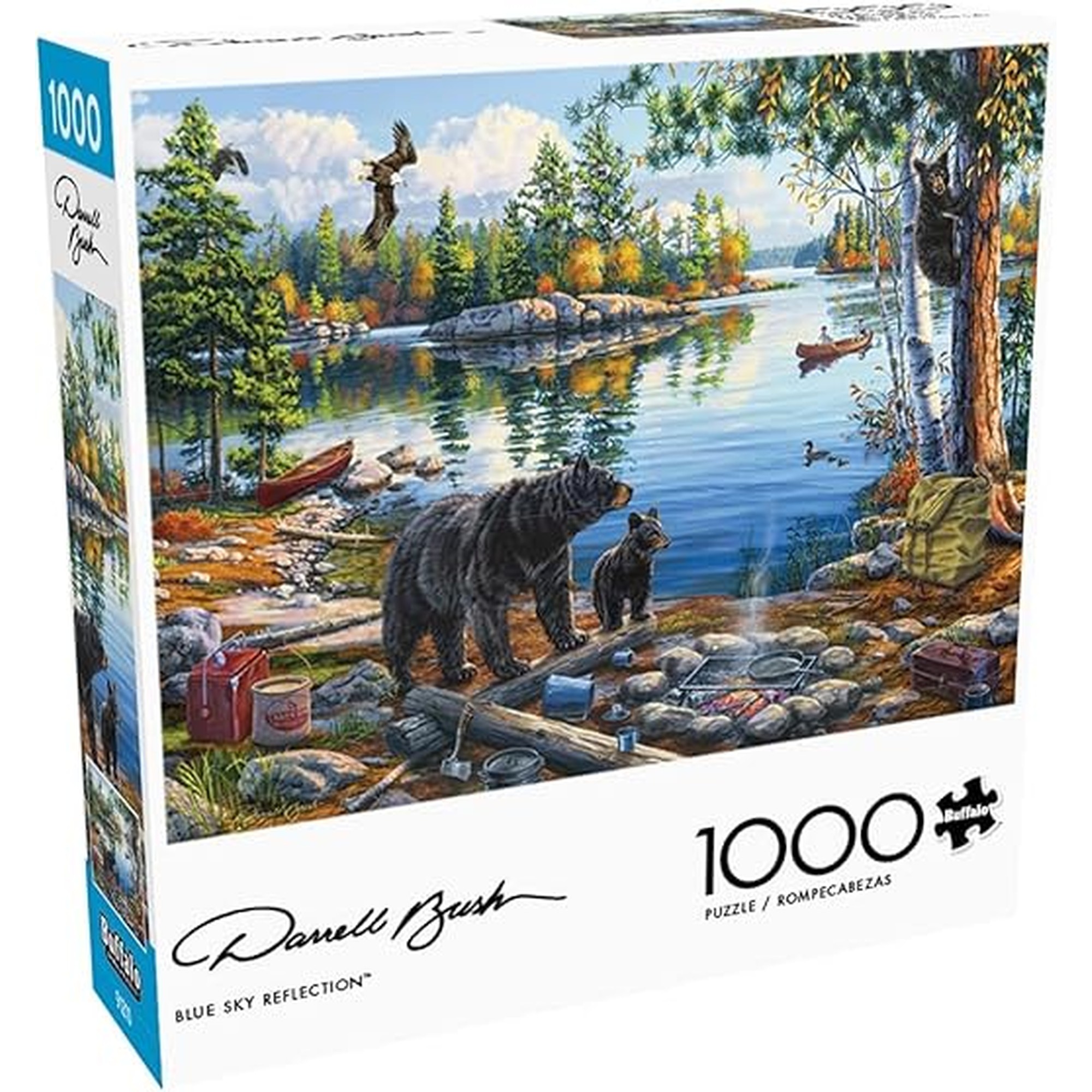 Buffalo Games - Darrell Bush - Blue Sky Reflection - 1000 Piece Jigsaw Puzzle for Adults -Challenging Puzzle Perfect for Game Nights - Finished Size is 26.75 x 19.75