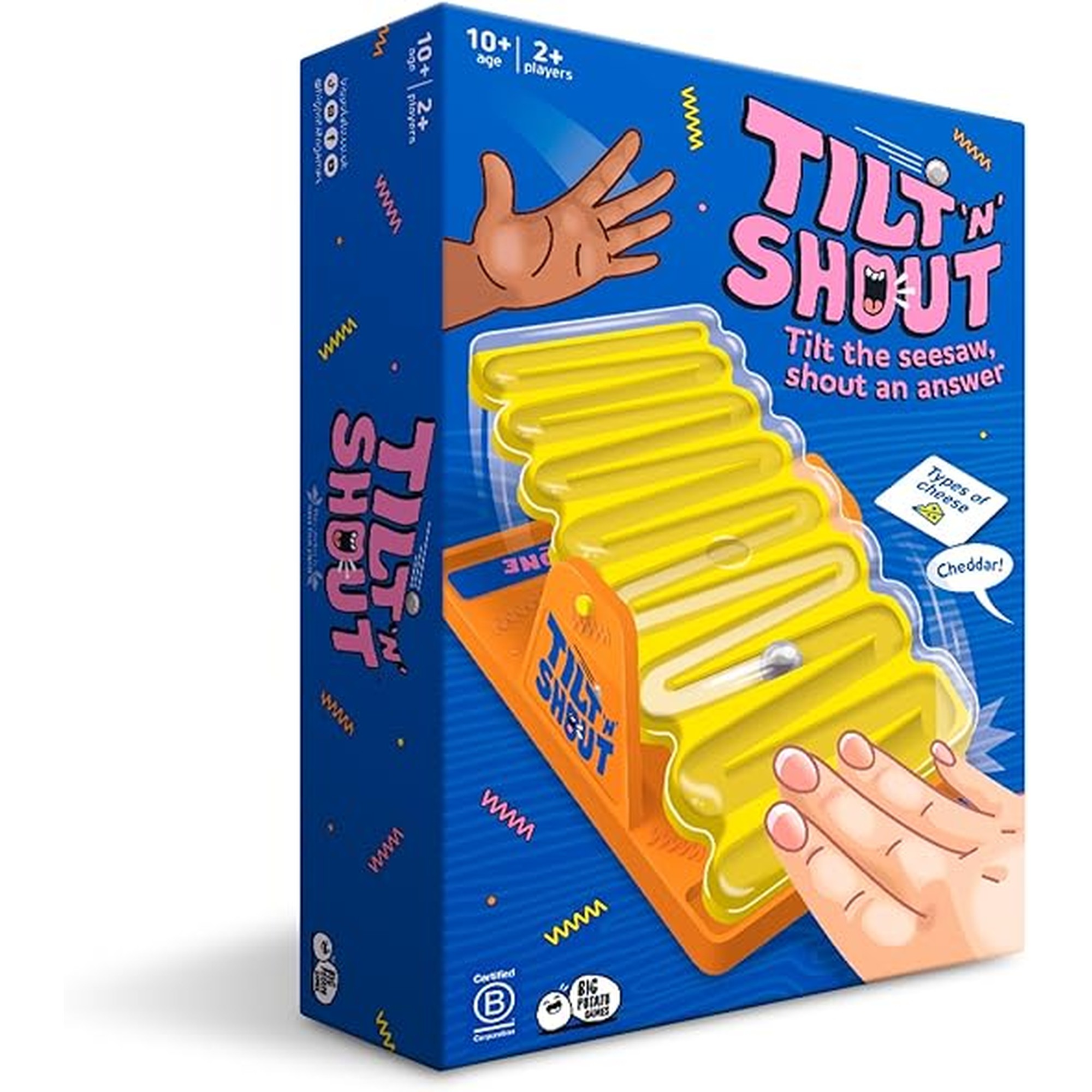 Big Potato Tilt 'n' Shout: A Speedy Family Board Game for Adults and Kids | Best New Board Games 2024