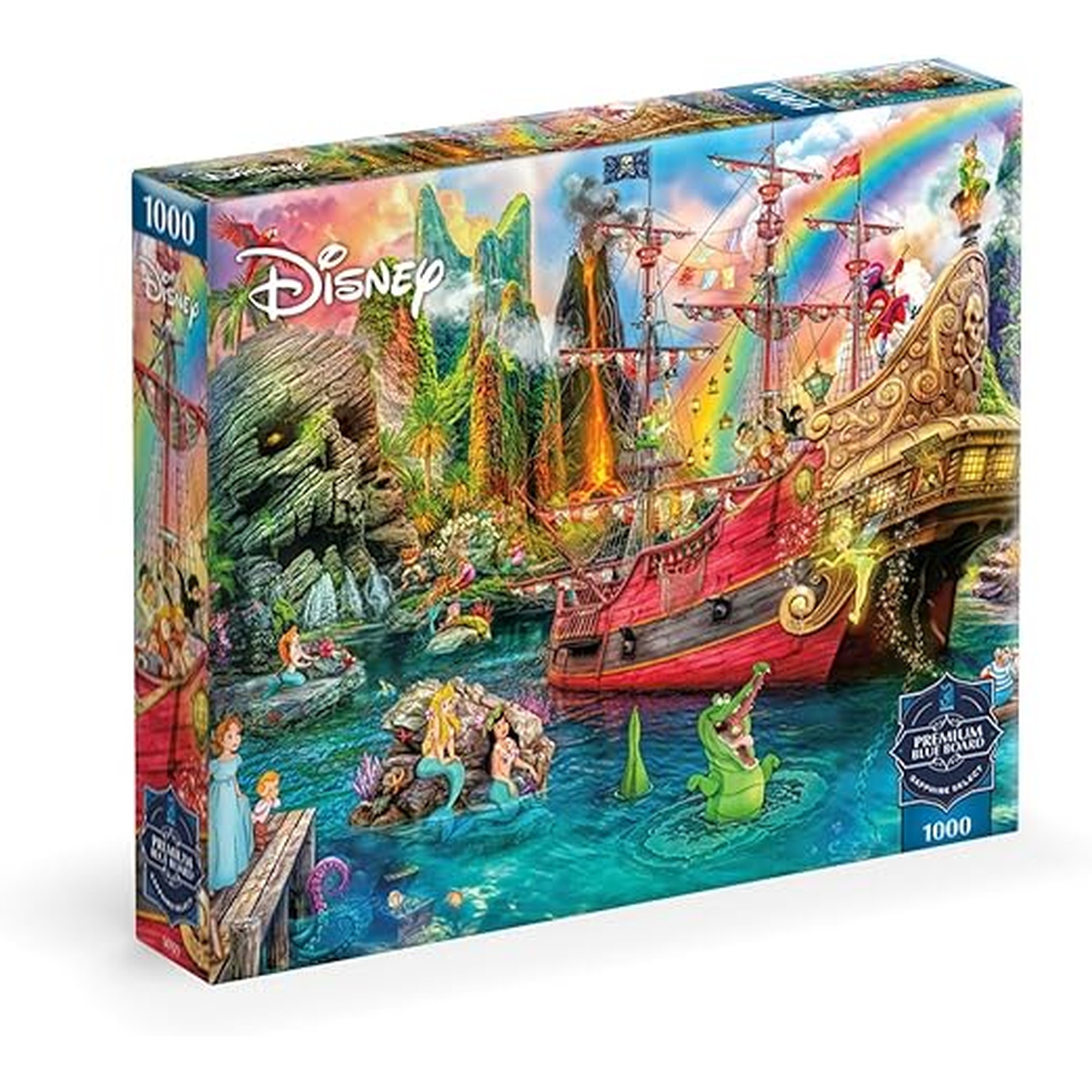 Disney Peter Pan Mermaid Lagoon 1000 Piece Jigsaw Puzzle for Adults - Buffalo Games Sapphire Select Premium Puzzles