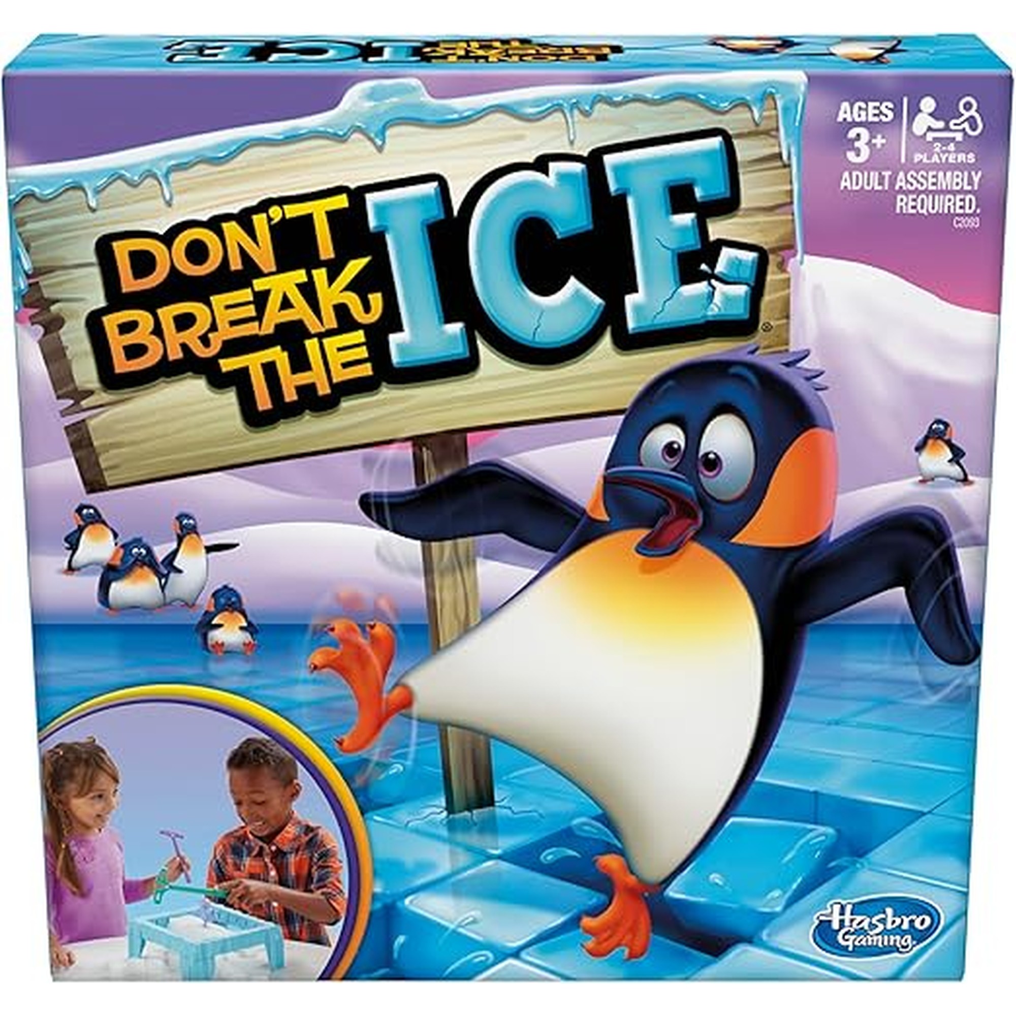 HasbroÂ® Donâ€™t Break The Ice Game, Classic Version for Ages 3+ Years, 2-4 Players