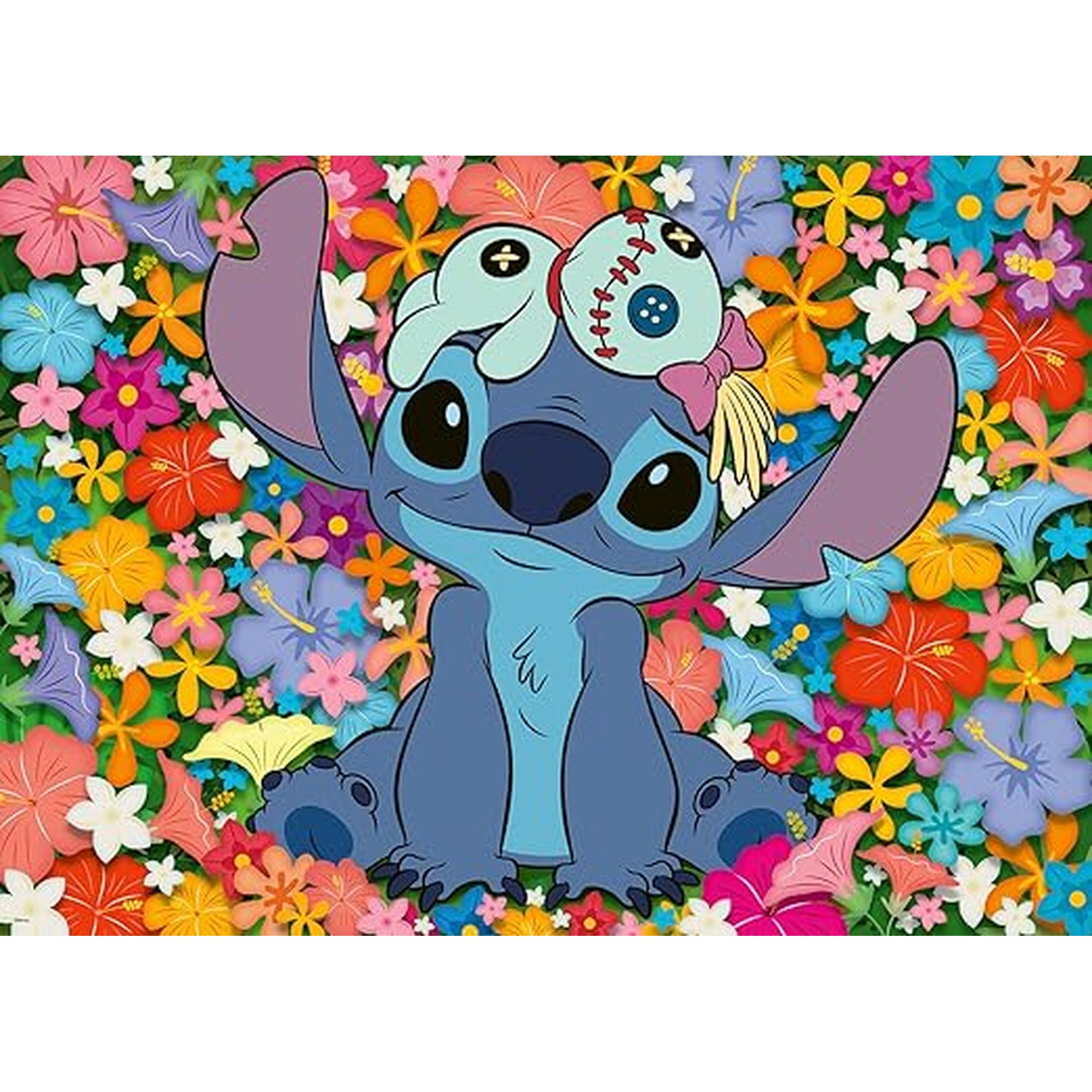 Ravensburger Disney Stitch 1000 Piece Jigsaw Puzzle | Your Favorite Mischievous Extraterrestrial | Vibrant Character Art | FSC-Certified Materials