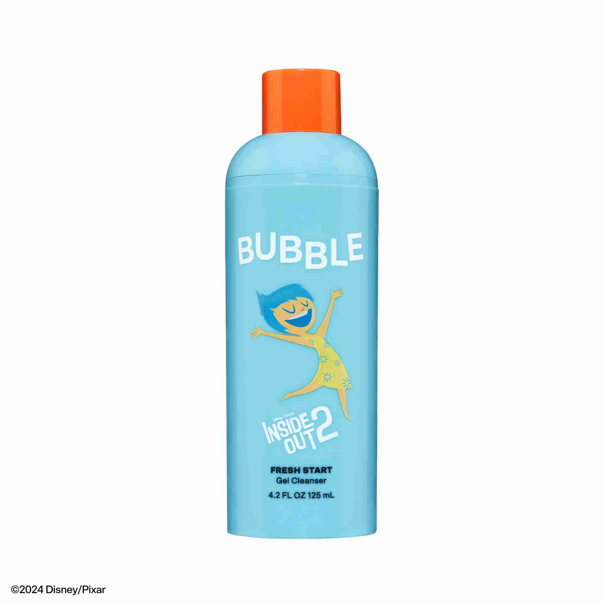 Inside Out 2: Fresh Start and Joy, Bubble Skincare Gel Facial Cleanser, for All Skin Types, 4.2 fl oz